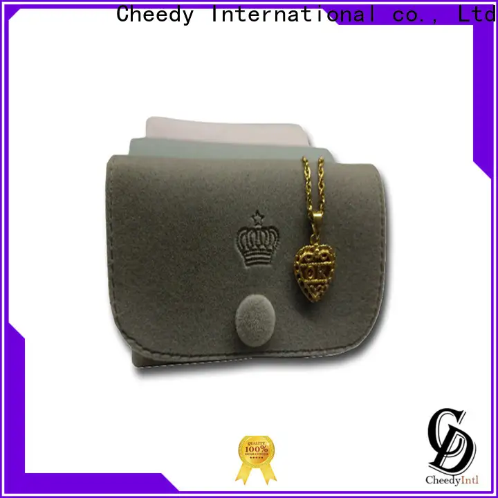 Top black velvet film bags supply for necklace 1