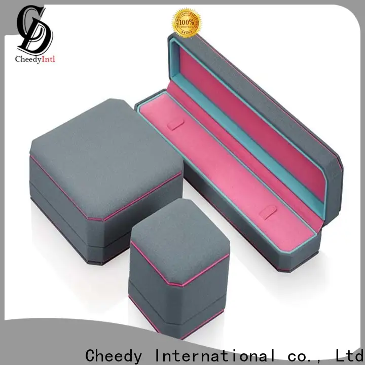 High-quality leather jewelry box pouch factory for ring 1