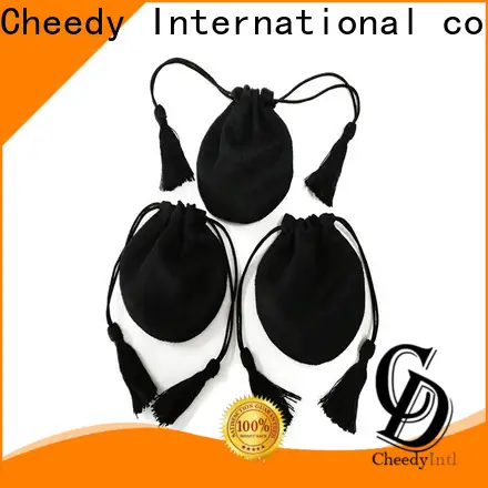 Cheedy Custom orange suede handbag supply for jewelry 1