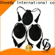 Cheedy Custom orange suede handbag supply for jewelry 1