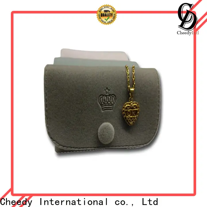 Cheedy Best velvet pouch suppliers for watch 1