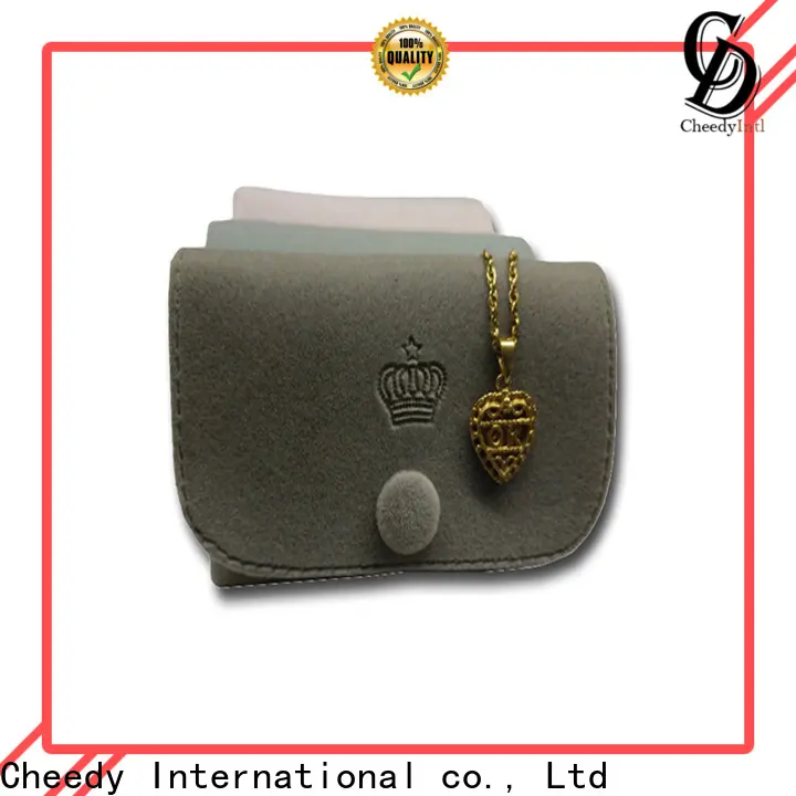 Cheedy Best velvet pouch suppliers for watch 1