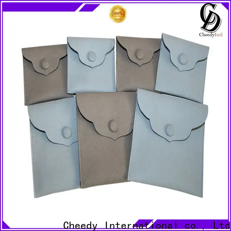 Cheedy jewelry luxury leather jewellery box manufacturers for necklace 1