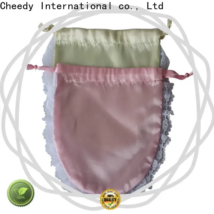 Cheedy jewelry silk drawstring pouch suppliers for ring 1