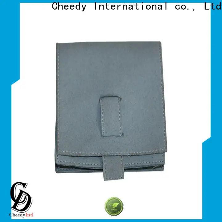 Cheedy faux suede foldover clutch supply for jewelry 1