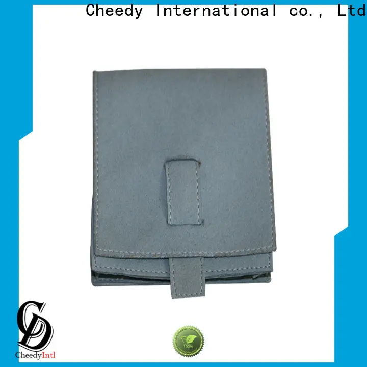 Cheedy faux suede foldover clutch supply for jewelry 1