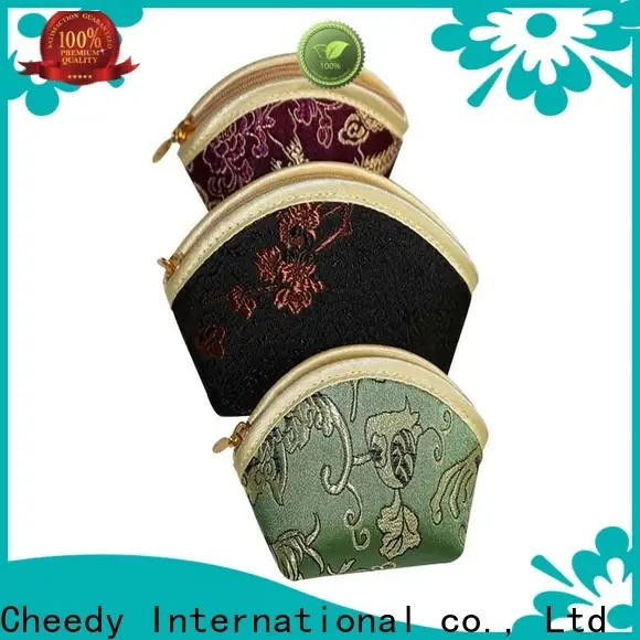 Custom jewellery pouch bag brocade suppliers for necklace 1