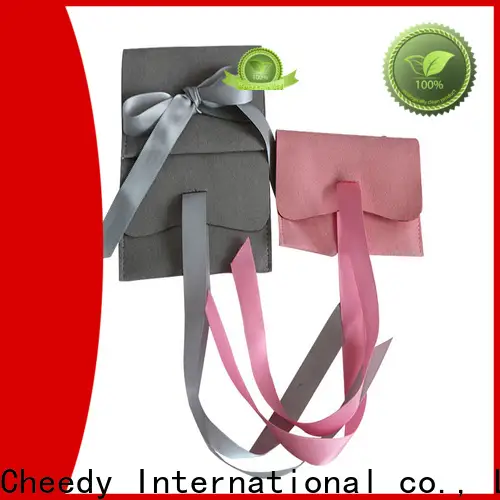 Cheedy suede small velvet pouches wholesale suppliers for ring 1