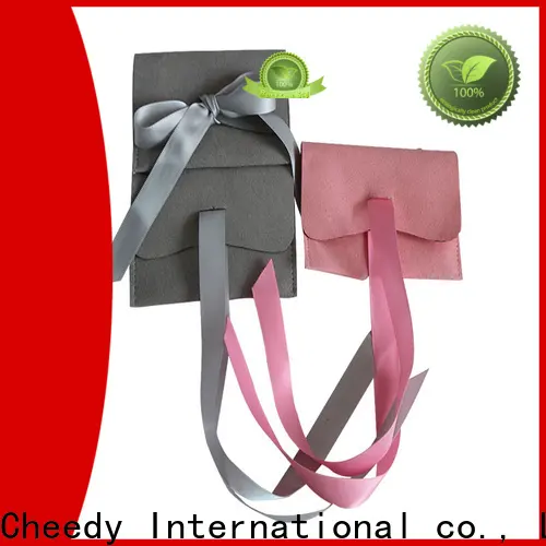 Cheedy suede small velvet pouches wholesale suppliers for ring 1