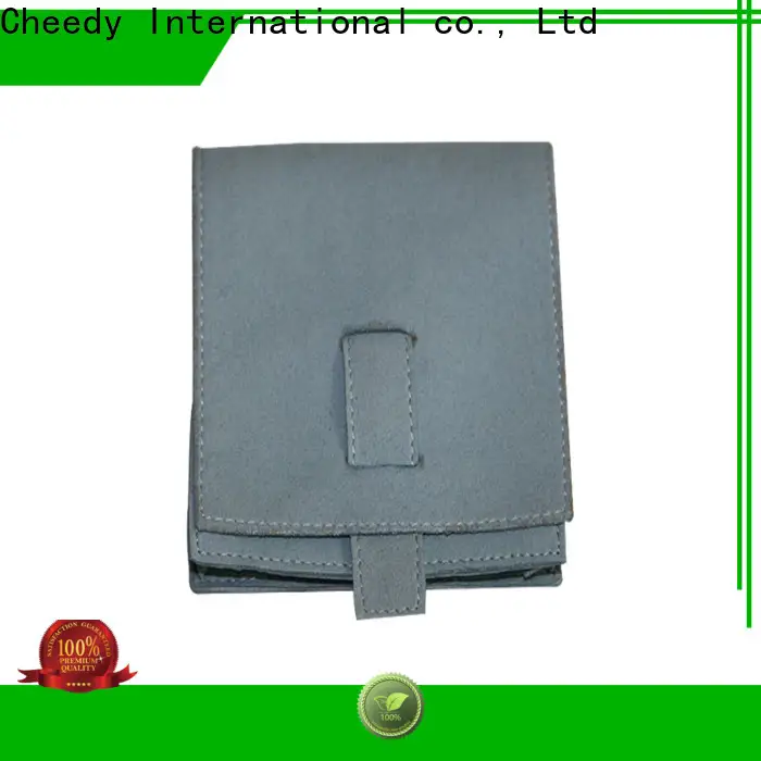 Cheedy suede suede watch pouch suppliers for necklace 1