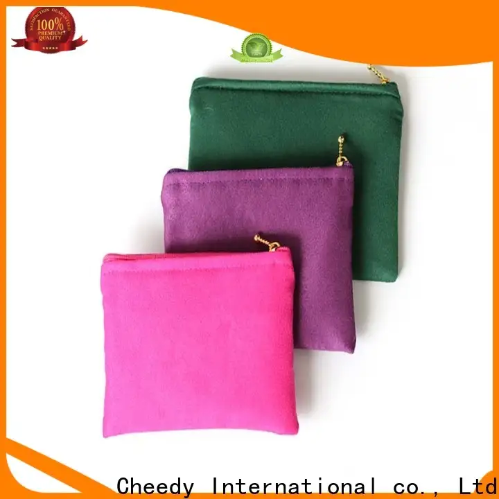 Cheedy bags faux suede pouch factory for jewelry 1