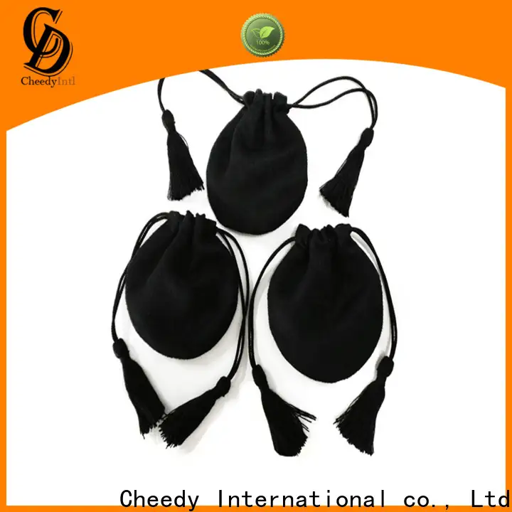 Cheedy Custom faux suede handbags suppliers for necklace 1