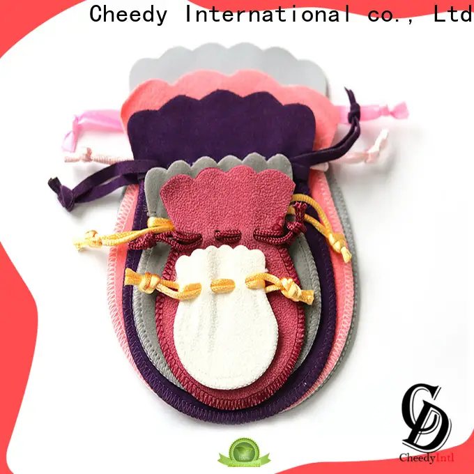 Cheedy New large velvet gift bags suppliers for ring 1