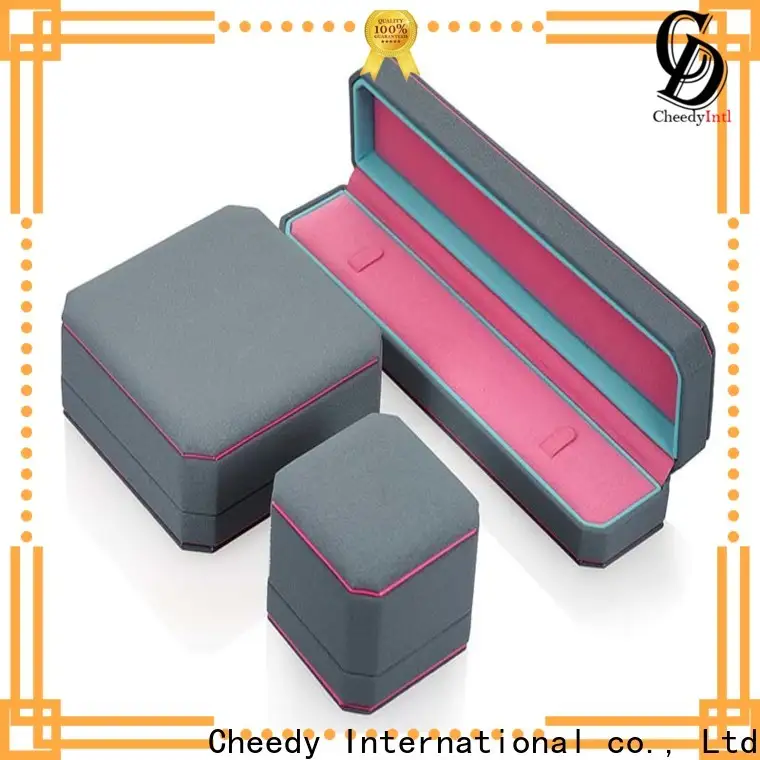 Cheedy jewelry personalized jewelry box wholesale suppliers for jewelry 1