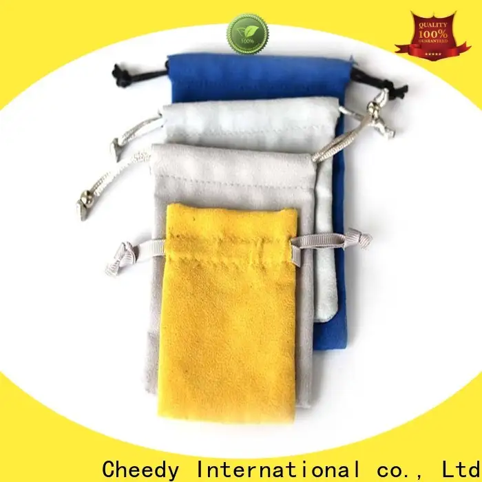 Cheedy Latest velour drawstring pouch manufacturers for jewelry 1