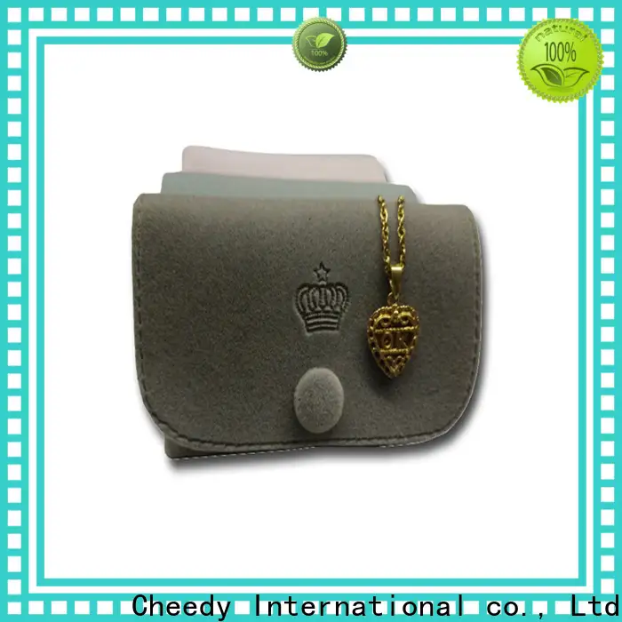 Latest purple velvet bag jewellery company for watch 1