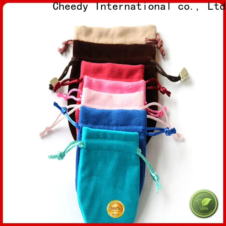 Custom white velvet bag price suppliers for jewelry 1