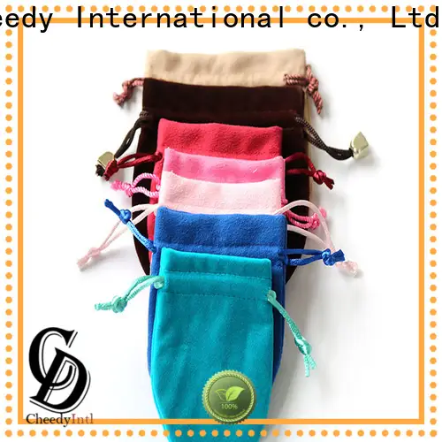 Cheedy velvet personalized velvet favor bags supply for watch 1