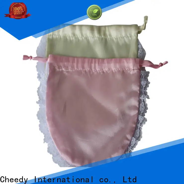 Cheedy New custom silk drawstring bags supply for necklace 1