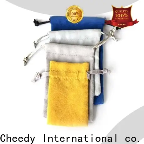 Cheedy packaging velour jewelry bags for business for ring 1