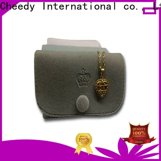 Cheedy Custom velvet jewelry case company for watch 1