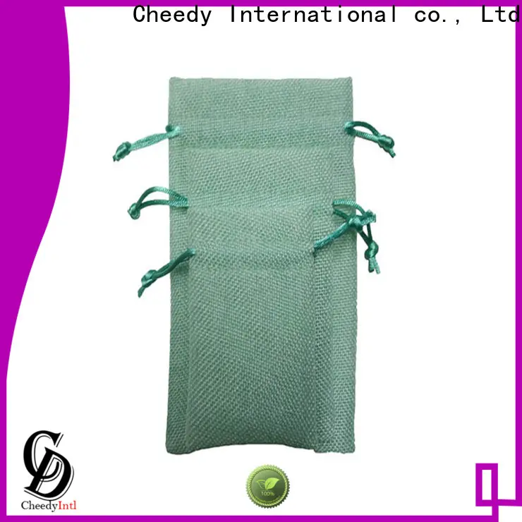 Cheedy linen jute bags bulk for business for jewelry 1