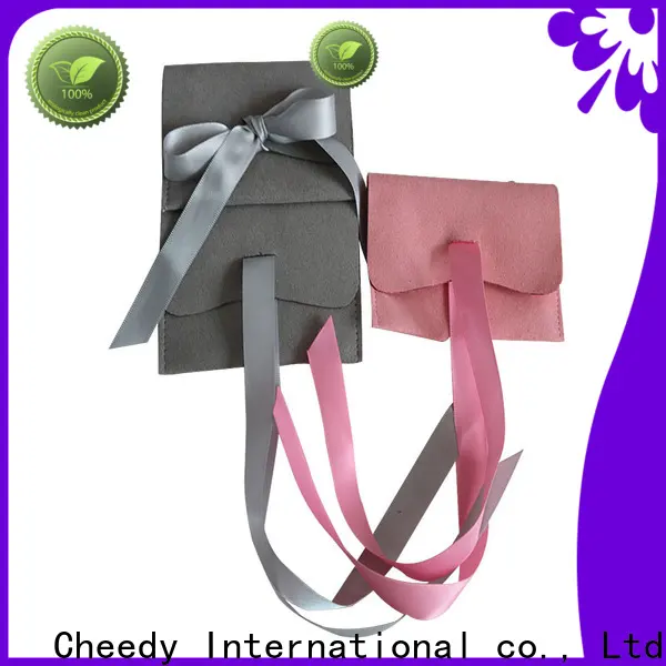 Cheedy Custom suede tassel bag manufacturers for necklace 1