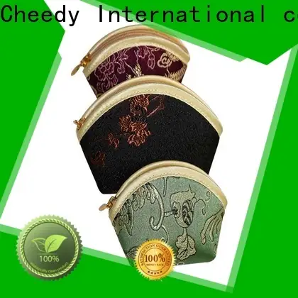 Cheedy packaging silver jewelry pouch suppliers for ring 1