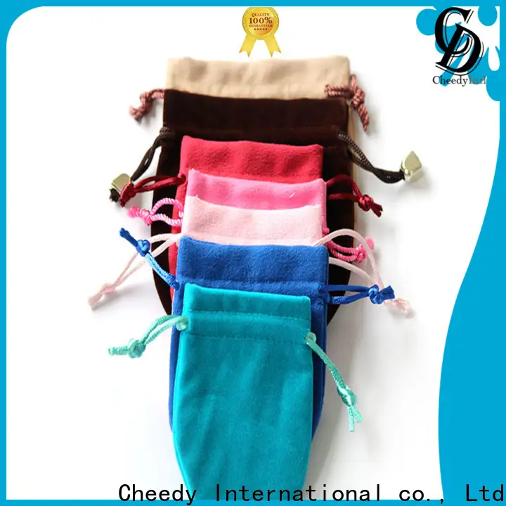 Cheedy packaging large velvet gift box factory for ring 1