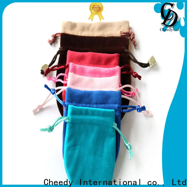 Cheedy packaging large velvet gift box factory for ring 1
