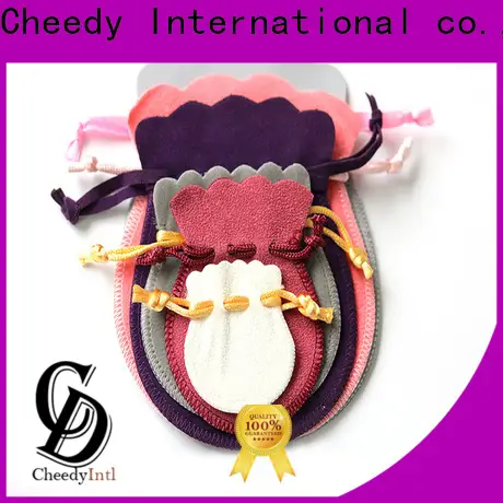 Cheedy Best velvet pouches wholesale factory for jewelry 1