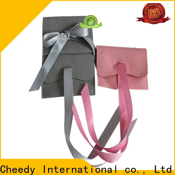 Cheedy jewelry suede leather bag company for necklace 1