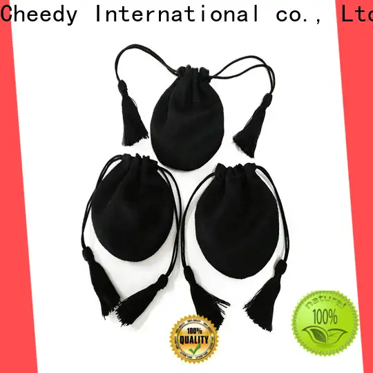 Custom cheap suede bags faux company for jewelry 1