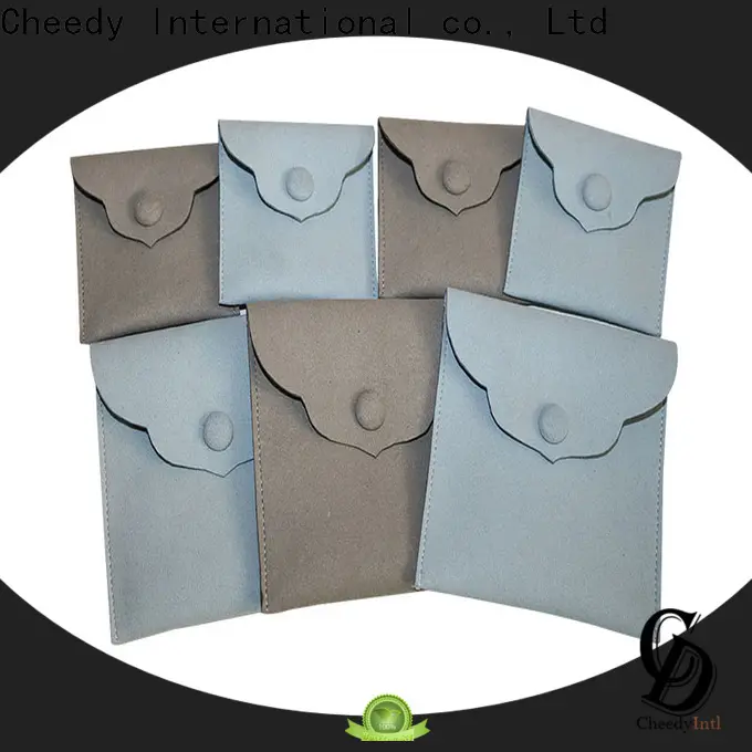 Cheedy pouch luxury jewelry boxes wholesale manufacturers for ring 1