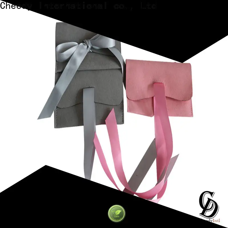 Cheedy Custom suede watch pouch suppliers for necklace 1