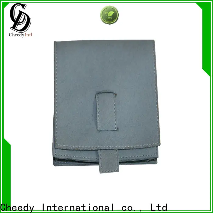 Custom small suede pouch customised factory for jewelry 1