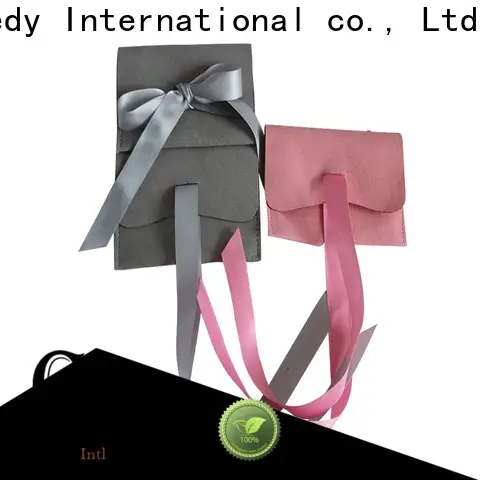 Cheedy Best white velvet pouch supply for ring 1