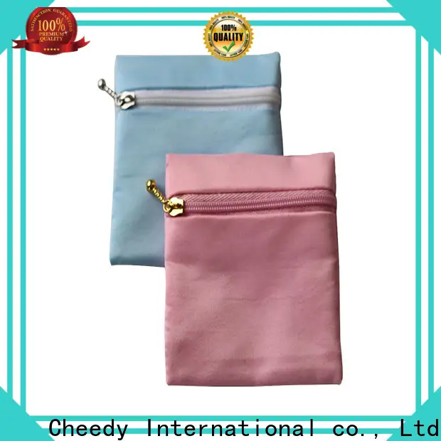 Cheedy High-quality small velvet drawstring pouches for business for necklace 1