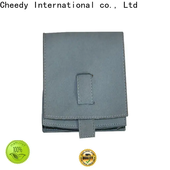 Cheedy pouches green suede bag manufacturers for jewelry 1