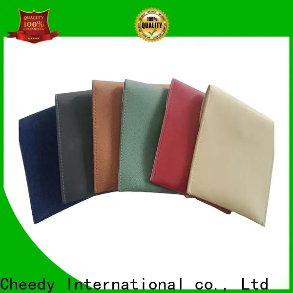 Custom small leather drawstring pouch personalized factory for watch 1