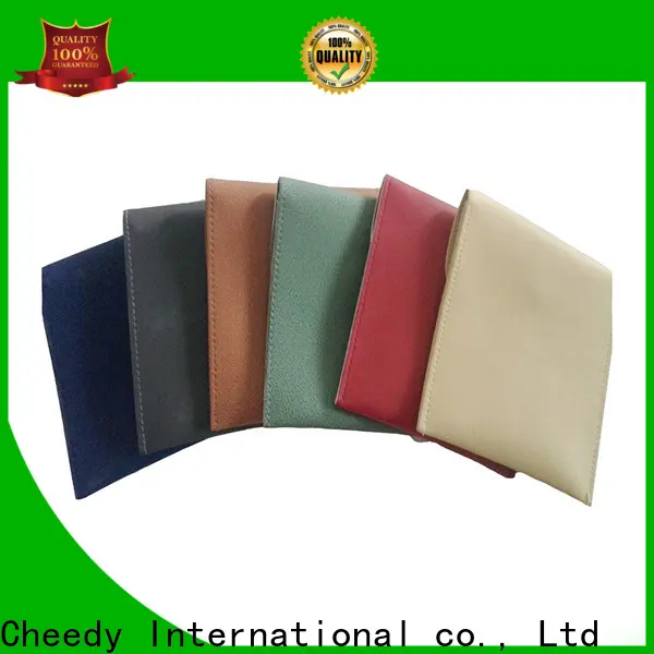 Custom small leather drawstring pouch personalized factory for watch 1