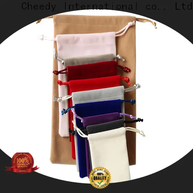 Cheedy Wholesale personalized velvet favor bags manufacturers for ring 1