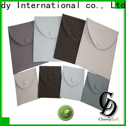 Cheedy pouch leather packaging for business for necklace 1