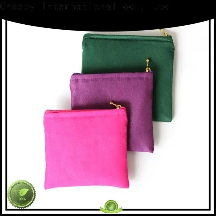 Cheedy Latest custom printed jewelry pouches suppliers for jewelry 1