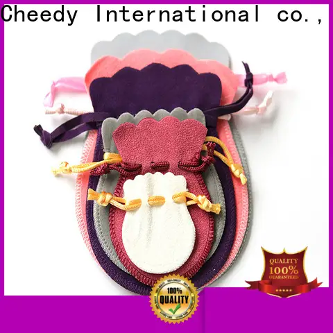 Top red velvet bag packaging company for jewelry 1