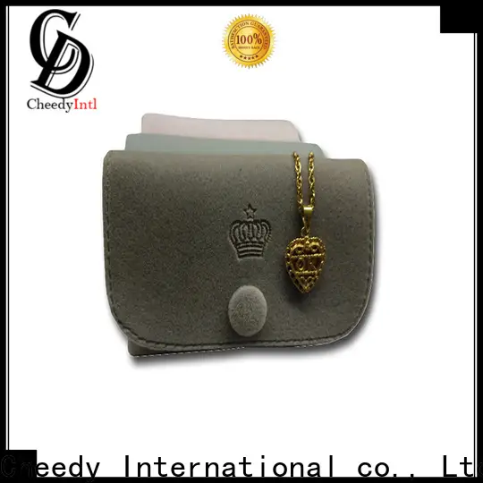 Cheedy packaging jewelry box inserts velvet supply for ring 1
