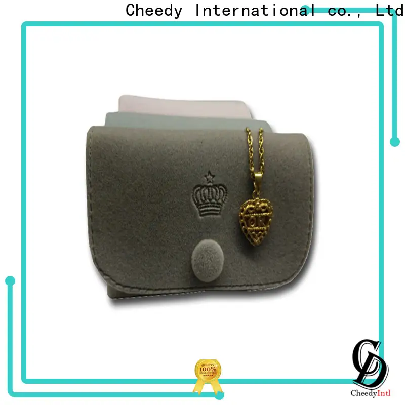 Cheedy jewellery necklace velvet box factory for ring 1