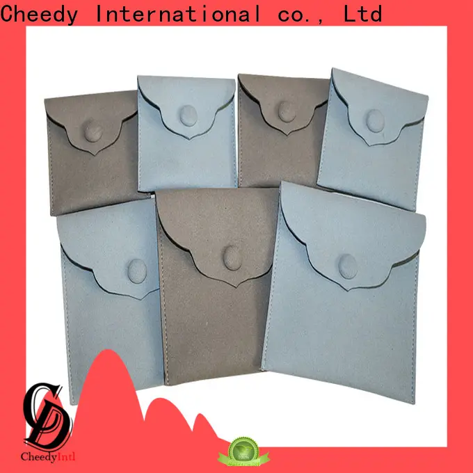 Wholesale leather pouch suppliers personalized factory for necklace 1