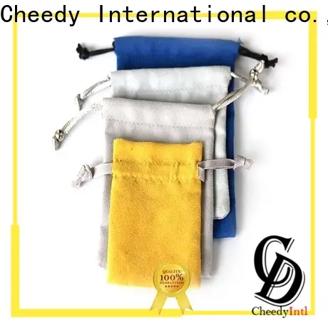 Wholesale faux suede jewelry pouches packaging factory for jewelry 1