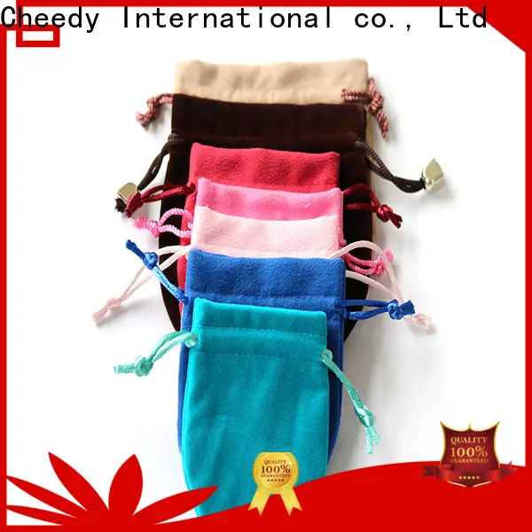 Cheedy bags cheap velvet pouches factory for watch 1